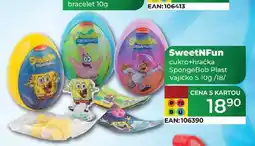 Tamda Foods SweetNFun cukro+hračka SpongeBob Plast Vajíčko S 10g/18 nabídka