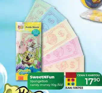 Tamda Foods SweetNFun SpongeBob candy money 10g/50 nabídka