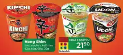 Tamda Foods Nong Shim inst, nudle v kelímku 62g, 67g, 68g, 75g nabídka