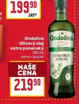 Billa Ondoliva Olivový olej extra panenský 750 ml nabídka