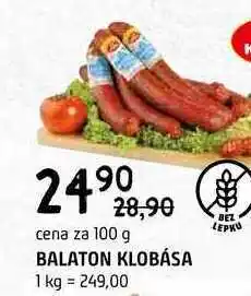 Terno Balaton klobása 100g nabídka