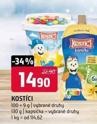 Terno Kostíci 100+9g vybrané druhy 130 g kapsička vybrané druhy nabídka