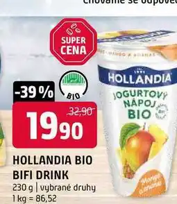 Terno Hollandia Bio BiFi drink 230g vybrané druhy nabídka