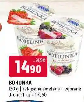 Terno Bohunka 130 g zakysaná smetana vybrané druhy nabídka