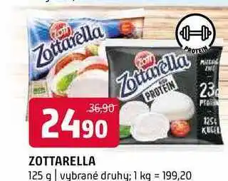 Terno Zottarella 125 g vybrané druhy nabídka