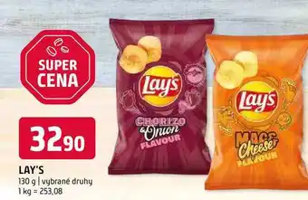 Terno LAY'S 130 g vybrané druhy nabídka