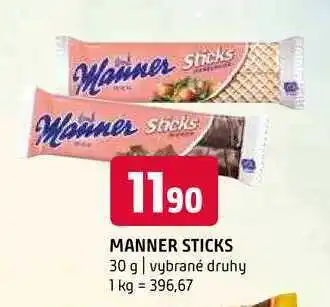 Terno Manner sticks 30 g vybrané druhy nabídka