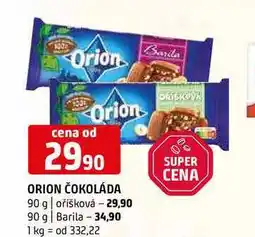 Terno Orion čokoláda 90g, vybrané druhy nabídka