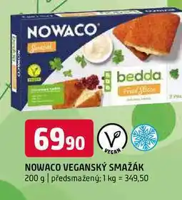 Terno Nowaco veganský smažák 200 g předsmažený nabídka