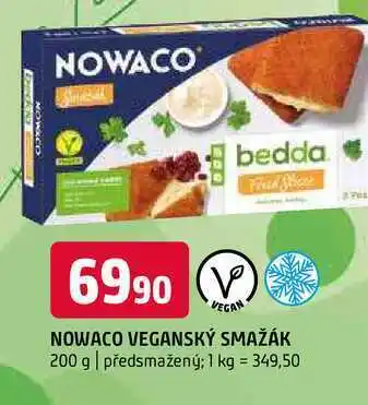 Terno Nowaco veganský smažák 200 g předsmažený nabídka