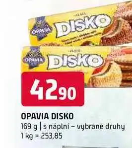 Terno Opavia Disko sušenky 169g, vybrané druhy nabídka