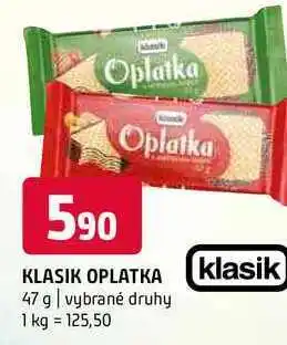 Terno Klasik oplatka 47 g vybrané druhy nabídka