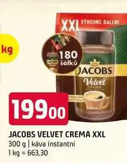 Terno Jacobs Velvet crema xxl instantní káva 300g nabídka