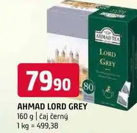 Terno Ahmad lord grey čaj černý 160g, vybrané druhy nabídka