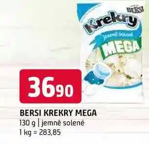 Terno Bersi krekry mega 130 g jemně solené nabídka