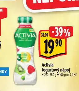 Albert Activia jogurtový nápoj nabídka