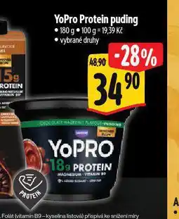 Albert Yopro protein puding nabídka