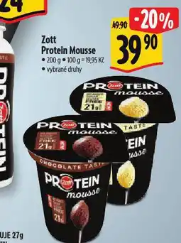 Albert Zott protein mousse nabídka