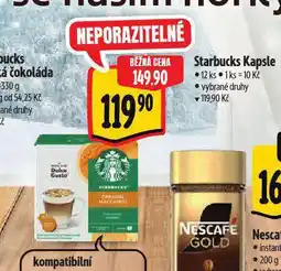 Albert Starbucks kávové kapsle nabídka