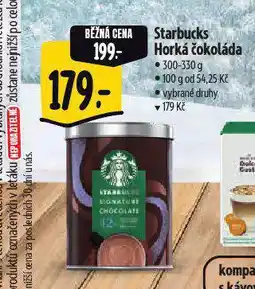 Albert Starbucks horká čokoláda nabídka