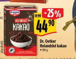 Albert Dr. oetker holandské kakao nabídka