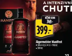 Albert Jagermeister manifest nabídka