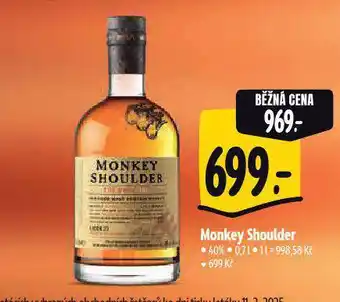 Albert Monkey shoulder nabídka