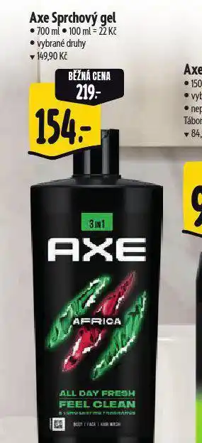 Albert Axe sprchový gel nabídka