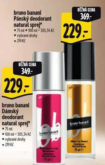 Albert Bruno banani deodorant nabídka