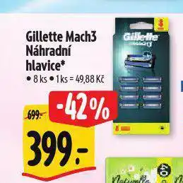 Albert Gillette mach3 náhradní hlavice nabídka