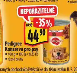 Albert Pedigree konzerva pro psy nabídka