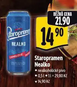 Albert Pivo staropramen nealko nabídka