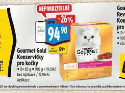 Albert Gourmet gold konzervy pro kočky nabídka