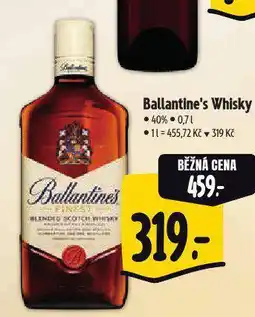 Albert Ballantine's skotská whisky nabídka