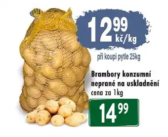 Qanto Brambory konzumní neprané na uskladnění nabídka