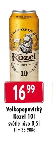 Qanto Velkopopovický Kozel 10 nabídka