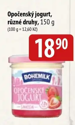 Bala BOHEMILK Opočenský jogurt nabídka