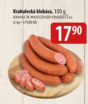 Bala Krahulecká klobása nabídka