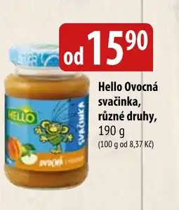 Bala HELLO Ovocná svačinka nabídka