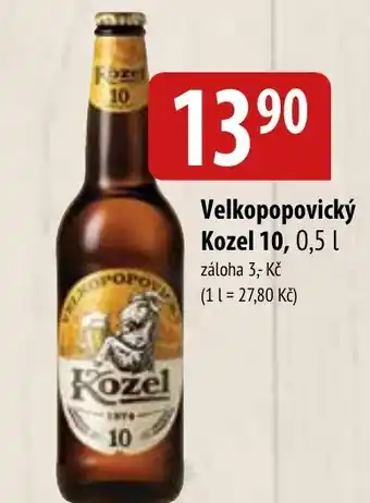 Bala Velkopopovický Kozel 10 nabídka