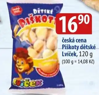 Bala česká cena Piškoty dětské Lvíček nabídka