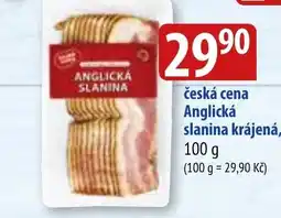 Bala česká cena Anglická slanina krájená nabídka