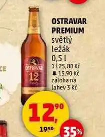 Penny Market OSTRAVAR PREMIUM světlý ležák, 0,5 l nabídka