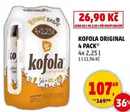 Penny Market KOFOLA ORIGINAL, 4x 2,25 l nabídka