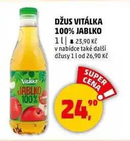 Penny Market DŽUS VITÁLKA 100% JABLKO, 1 l nabídka