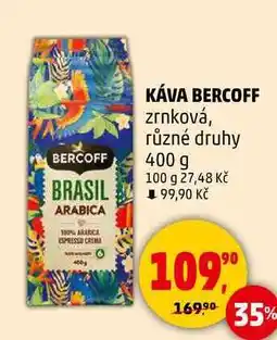 Penny Market KÁVA BERCOFF zrnková, 400 g nabídka