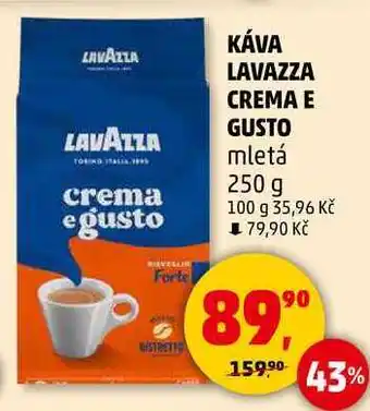 Penny Market KÁVA LAVAZZA CREMA E GUSTO, 250 g nabídka