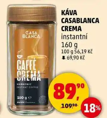 Penny Market KÁVA CASABLANCA CREMA instantní, 160 g nabídka