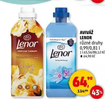 Penny Market AVIVÁŽ LENOR, 0,99 l nabídka