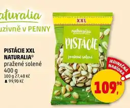 Penny Market PISTÁCIE XXL NATURALIA pražené solené, 400 g nabídka